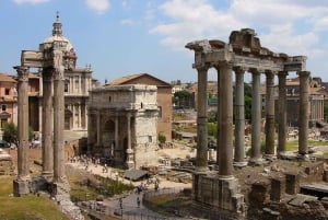 Roma: Coliseu com acesso ao piso da arena e Roma Antiga