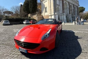 Roma: guida una Ferrari California – Tour privato di lusso