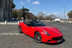 Roma: guida una Ferrari California – Tour privato di lusso