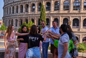 Rome : Visite à pied de l'histoire de l'ivresse avec boissons incluses