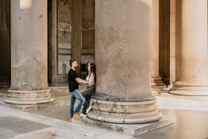 Roma: Sessão fotográfica privada de manhã cedo em locais emblemáticos