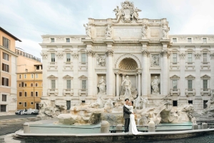 ローマ象徴的なランドマークでの早朝プライベート写真撮影