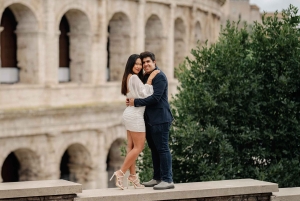 ローマ象徴的なランドマークでの早朝プライベート写真撮影