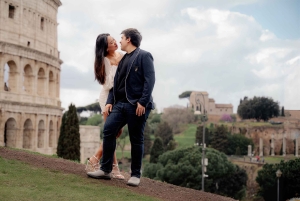 ローマ象徴的なランドマークでの早朝プライベート写真撮影