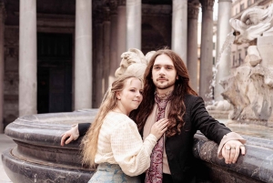 ローマ象徴的なランドマークでの早朝プライベート写真撮影