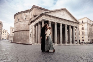 ローマ象徴的なランドマークでの早朝プライベート写真撮影