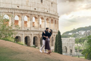 ローマ象徴的なランドマークでの早朝プライベート写真撮影