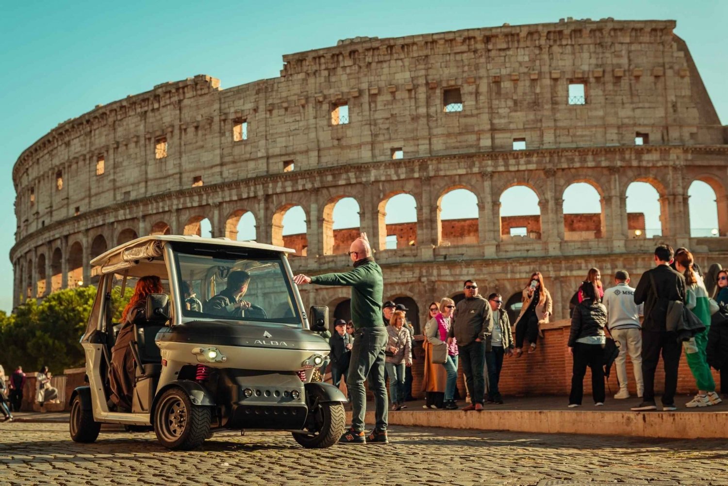 Rome: Private Golf Cart Tour