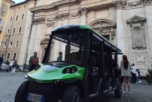 Rome: City Highlights Golf Cart Tour with Aperitivo