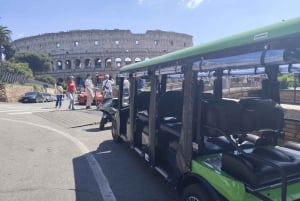 Rome: City Highlights Golf Cart Tour with Aperitivo