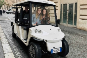 Rom: Entdecke die wichtigsten Sehenswürdigkeiten bei einer exklusiven Tour mit dem Golfwagen