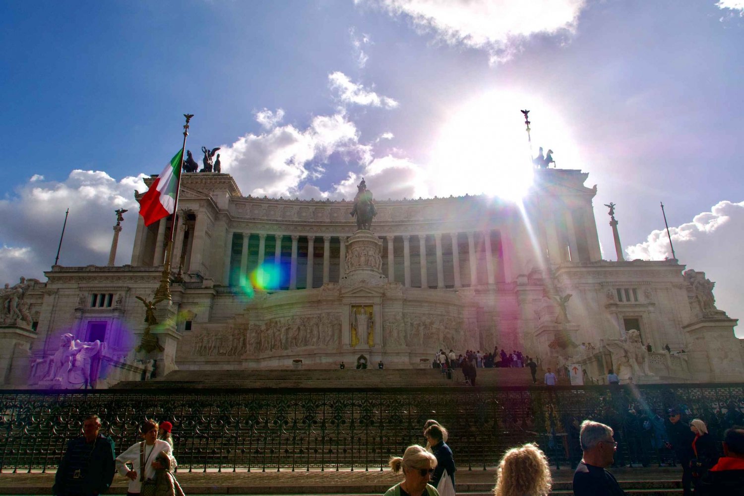 Rome: Tour of Victor Emmanuel Monument with Elevator Option