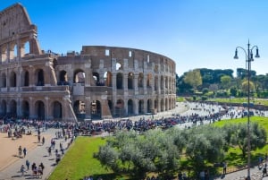 Roma: Visita guiada rápida ao Coliseu com piso da Arena