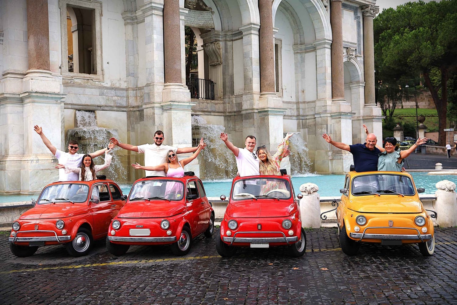 Rom: Fotoshooting im Fiat 500