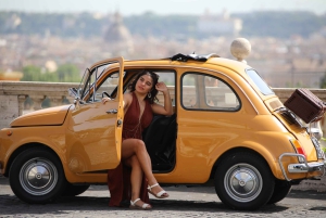 Rome: Fiat 500 Vintage Photography Service in Rome