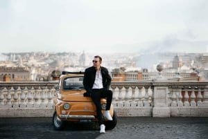 Rome: Fiat 500 Vintage Photography Service in Rome