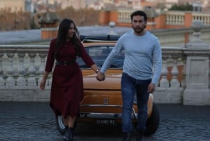 Rooma: Fiat Cinquecento Vintage -valokuvauspalvelu
