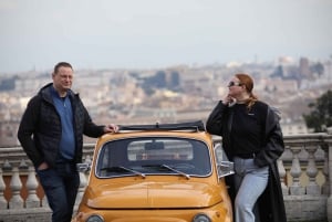 Rooma: Fiat Cinquecento Vintage -valokuvauspalvelu