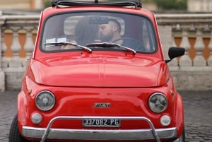 Rooma: Fiat Cinquecento Vintage -valokuvauspalvelu