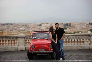 Rooma: Fiat Cinquecento Vintage -valokuvauspalvelu