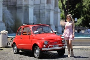 Rooma: Fiat Cinquecento Vintage -valokuvauspalvelu