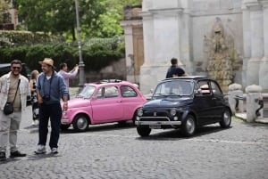 Rooma: Fiat Cinquecento Vintage -valokuvauspalvelu