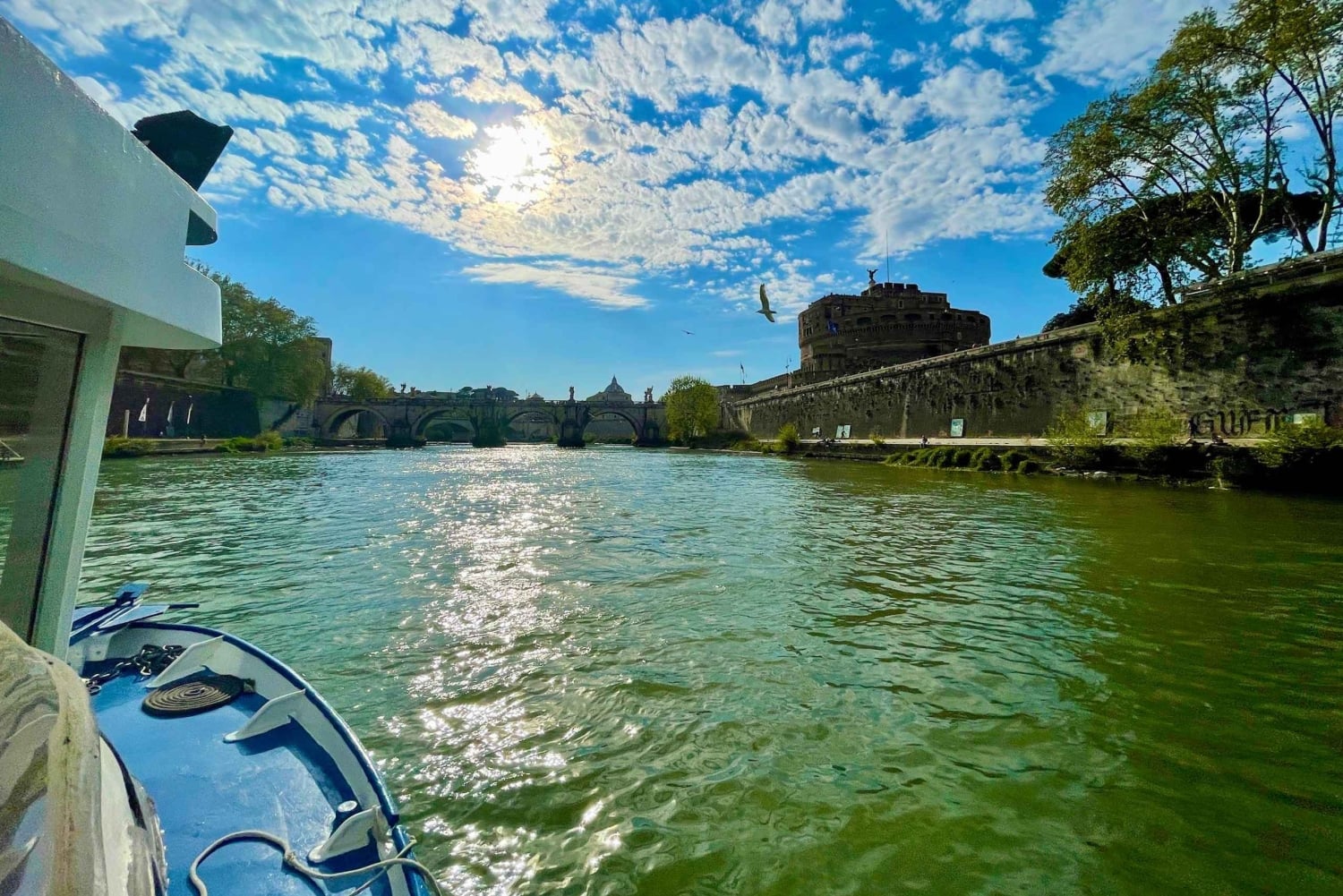 Rom: Madprøvesmagning og vinmenu & bådtur på Tiberen