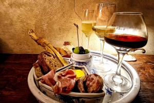 Dégustation de plats à Rome avec dégustation de vins dans le Trastevere