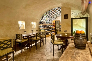 Rooman ruoan maistelu ja viinin parittaminen Trasteveressa -kokemus