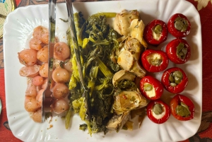 Rooman ruoan maistelu ja viinin parittaminen Trasteveressa -kokemus