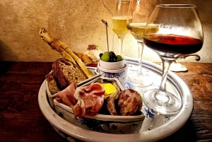 トラステヴェレ地区でのワインペアリング付きローマ食味体験