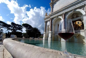 トラステヴェレ地区でのワインペアリング付きローマ食味体験