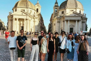 Rom: Piazza del Popolo Piazza del Popolo och stadens sevärdheter Gratis vandringstur