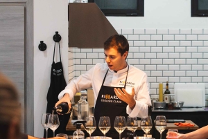 Rom, Italien Klass i färsk pastatillverkning med italiensk kock och vin