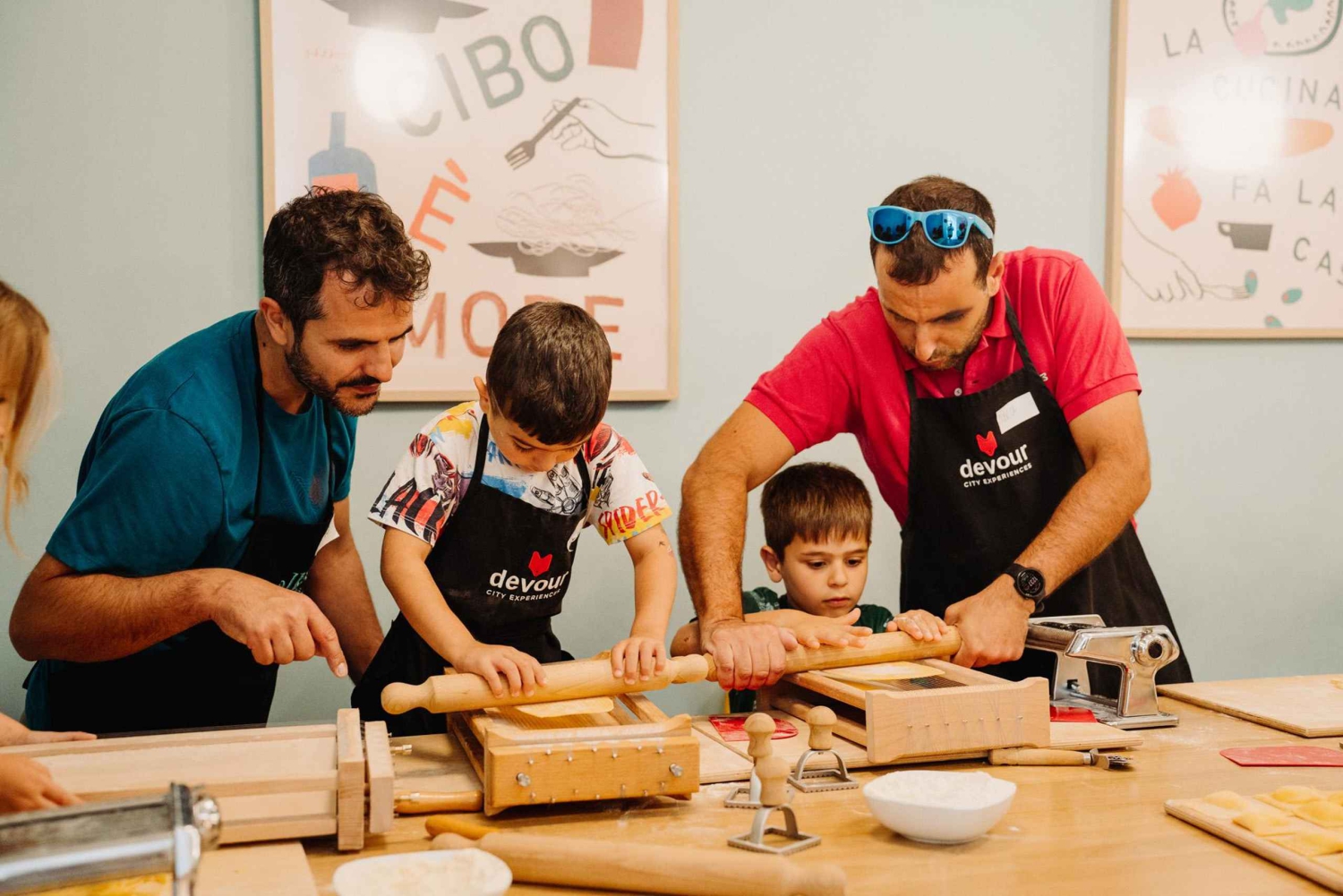 Rome: workshop verse pasta maken met wijn en gelato
