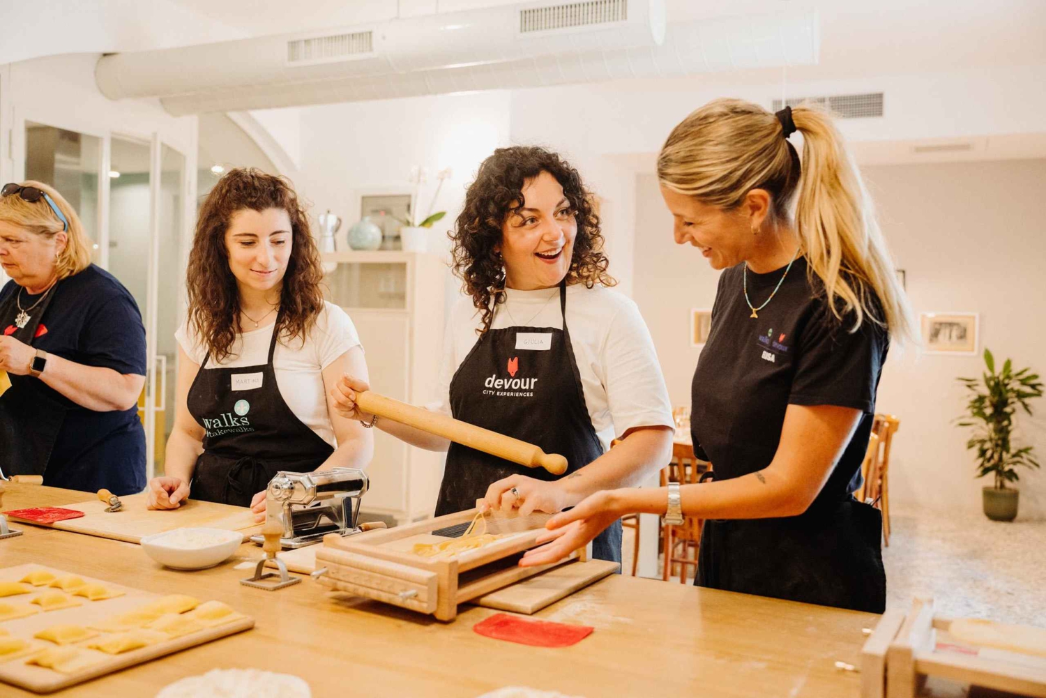 Rome: workshop verse pasta maken met wijn en gelato
