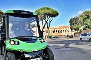 Rome : Visite en voiturette de golf avec dégustation de gelato artisanal