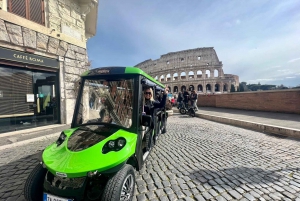 Rome : Visite en voiturette de golf avec dégustation de gelato artisanal