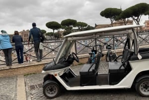 Visite de Rome en voiturette de golf : économique avec crème glacée incluse