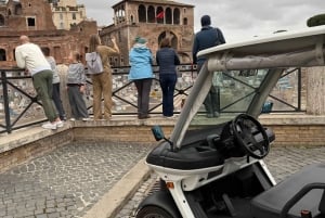 Visite de Rome en voiturette de golf : économique avec crème glacée incluse