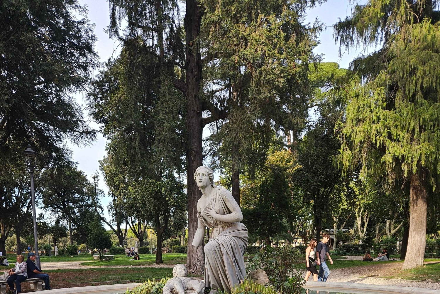 Rooma: Golfkärrykierros Villa Borghesen puutarhoissa