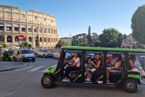 Rome : Visite en voiturette de golf avec dégustation de gelato artisanal