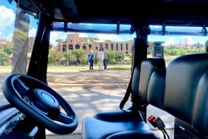 Rome : Visite en voiturette de golf avec dégustation de gelato artisanal