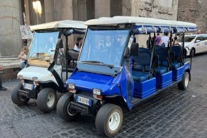 Roma: Passeio de carrinho de golfe