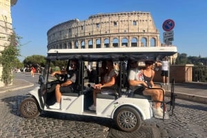 Roma: Passeio de carrinho de golfe