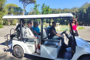 Rome: Golf Cart Tours in the city pick-up at the hotel