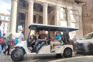 Rome: Golf Cart Tours in the city pick-up at the hotel