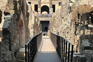 Colosseumin maanalainen ja antiikin Rooman opastettu kierros