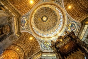 Rome: St.Peter's Basilica with Underground & Optional Dome