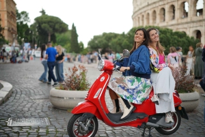 Rome: Guided Vespa Experience with Professional Photoshoot